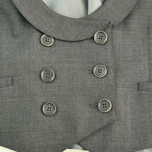 BCBGMAXAZRIA Wool Fashion Vest With Adjustable Buckle - Black - Women’s US L - Picture 7 of 7